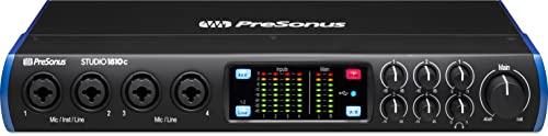 PreSonus Studio 1810c 18x8, 192 kHz, USB Audio Interface with Studio One Artist and Ableton Live Lite DAW Recording Software PreSonus Studio 1810c 18x8, 192 kHz, USB Audio Interface with Studio One Artist and Ableton Live Lite DAW Recording Software